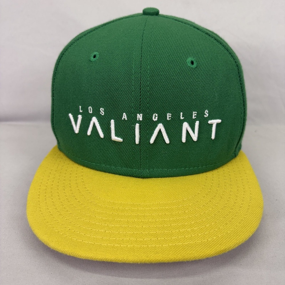 New Era Hat Los Angeles Valiant Unisex OSFM Green Yellow Overwatch League Cap